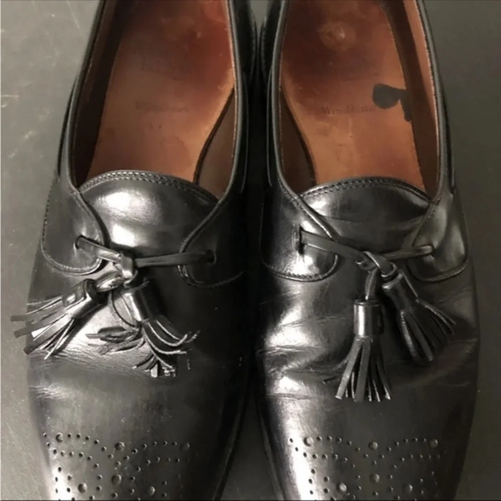 ALLEN EDMONDS WINDHAM MENS Black‎ DRESS LOAFERS Sz 10 B MADE IN USA